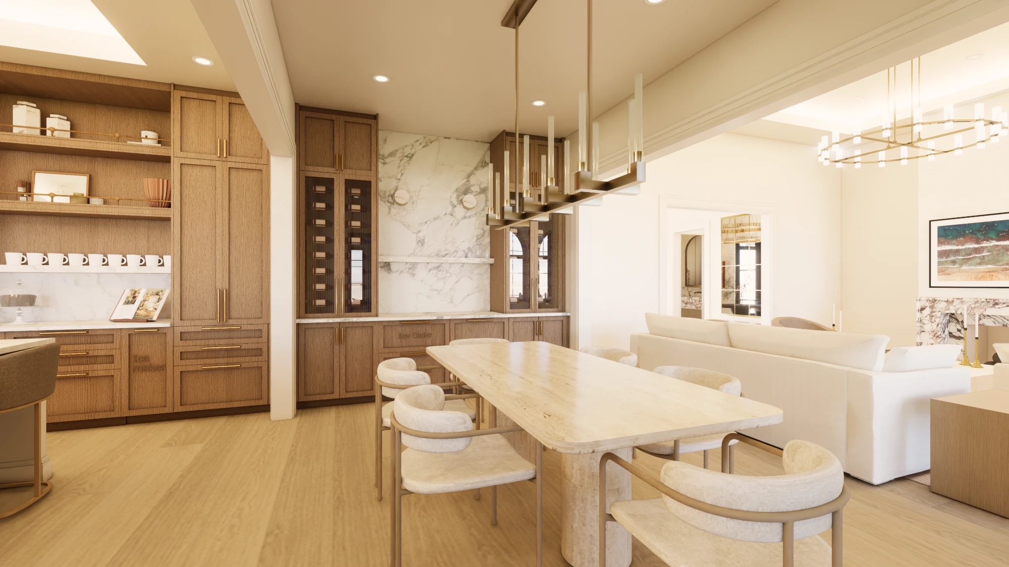 Kitchen and dining interior by Kaylee Antoon